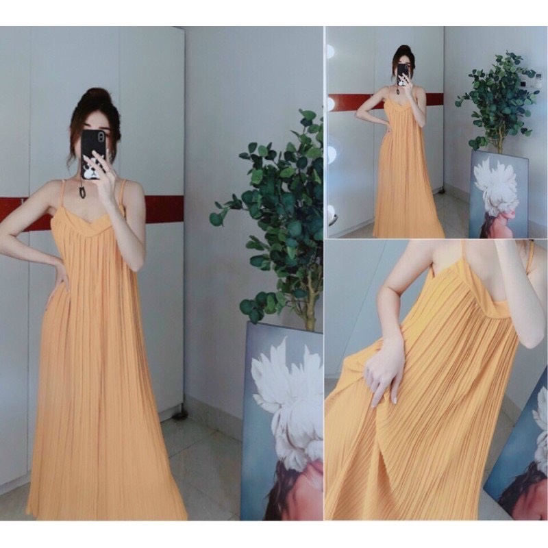 Đầm dập ly voan