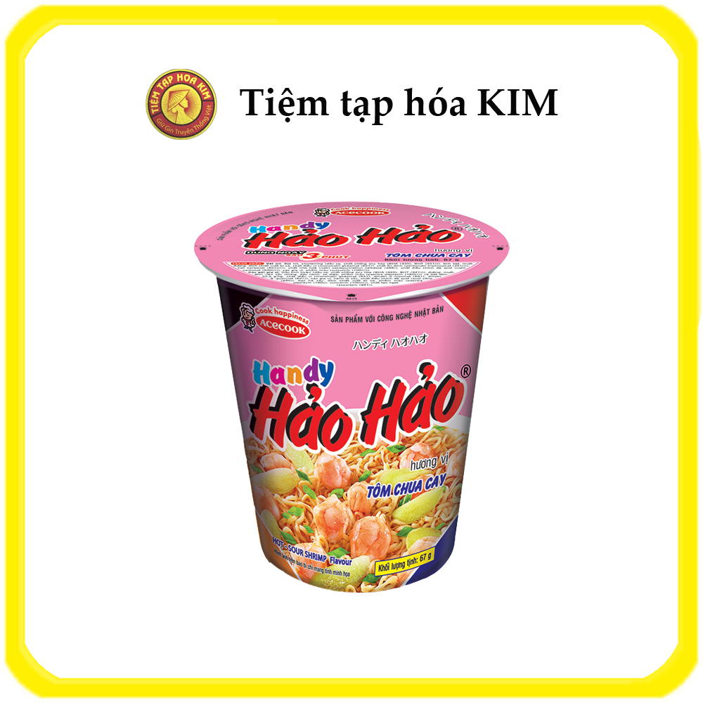 Mì Handy Hảo Hảo Tôm Chua Cay Ly 67G