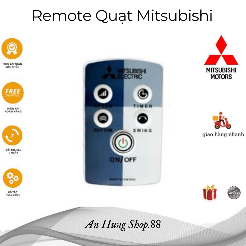 Remote Điều Khiển Quạt Mitsubishi