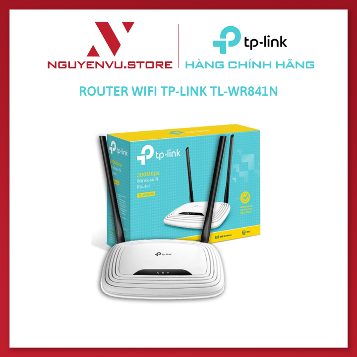 Router WiFi TP-Link TL-WR841N chuẩn N tốc độ 300Mbps (TP-link WR841N) - Hàng Chính Hãng