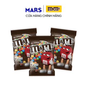 Combo 3 Kẹo Sô Cô La M&M gói 14.5g