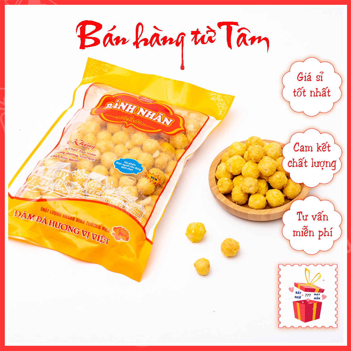 Bánh Nhãn Giòn Hương Vị Thơm Ngon Gói 170g Chất Lượng Khẳng Định Thương Hiệu - Bánh Ăn Vặt - Đồ Ăn Vặt