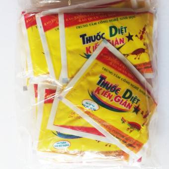 Combo 10 gói thuốc diệt kiến, thuốc diệt gián sinh học dạng gói bột