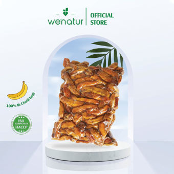 Chuối Sấy Dẻo Không Đường We'natur 2kg