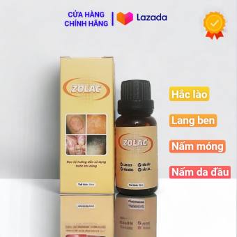 Zolac dung dịch bôi Hắc lào, Lang ben, Nấm da đầu, Móng tay chân, Ghẻ lở và các bệnh ngoài da