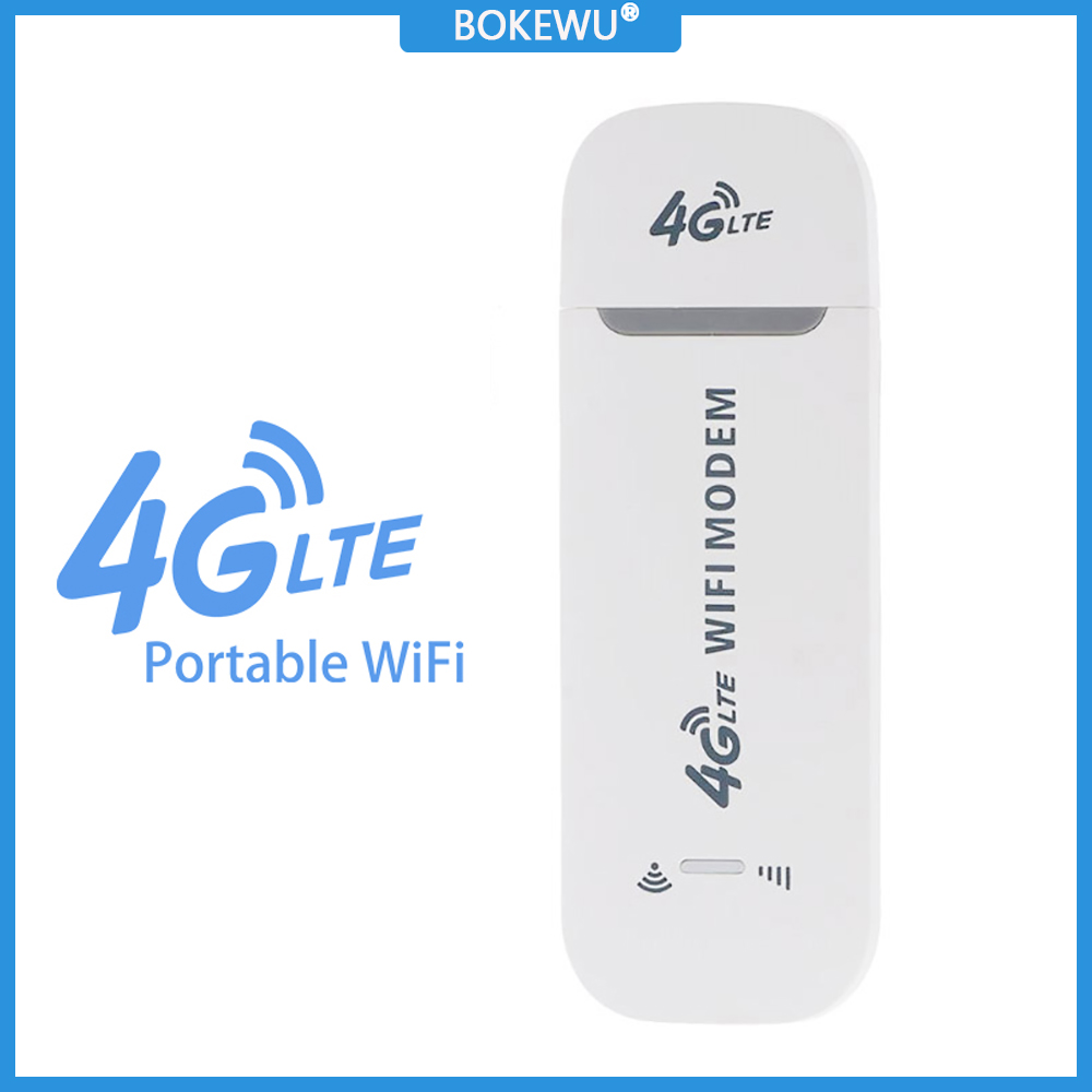 BOKEWU 150Mbps 4G LTE WiFi Modem Portable USB 4G Dongle Sim Card Universal
