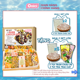 Set nguyên liệu Chocolate Bark thành phẩm 120 VIÊN