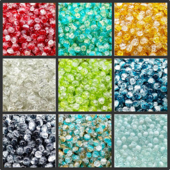 10 HẠT DIY 8mm -  Hạt Làm Vòng Tay DIY - Hạt Pha Lê Nhân Tạo - Nguyên Liệu Làm Đồ Trang Sức