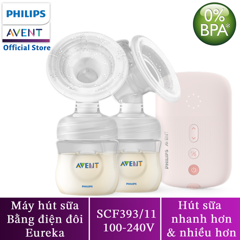 Philips Avent máy hút sữa điện đôi SCF393/11