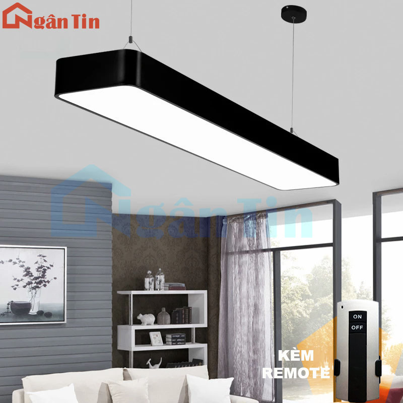 Đèn Led thả trần văn phòng Led 45W 220V THCN218 Ngân Tin (Tặng kèm remote điều khiển tiện dụng)
