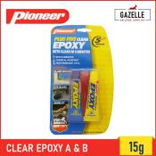 Pioneer Plus Five Clear Epoxy Tube A & B - 15g