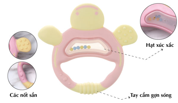 GẶM NƯỚU TRÒN RICHELL (CON RÙA) CÓ HỘP ĐỰNG