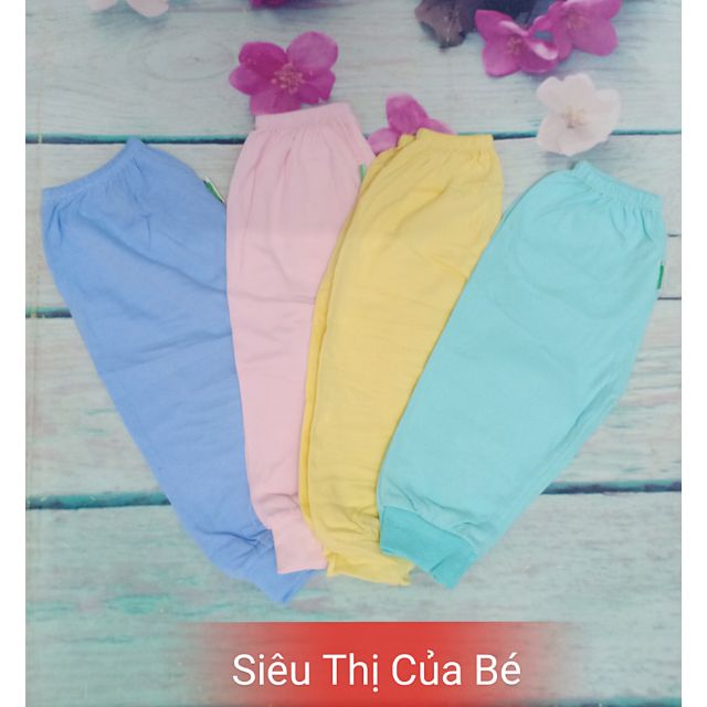 [HCM]Quần dài màu sơ sinh ống bo bossini ( 5 quần 12 size )