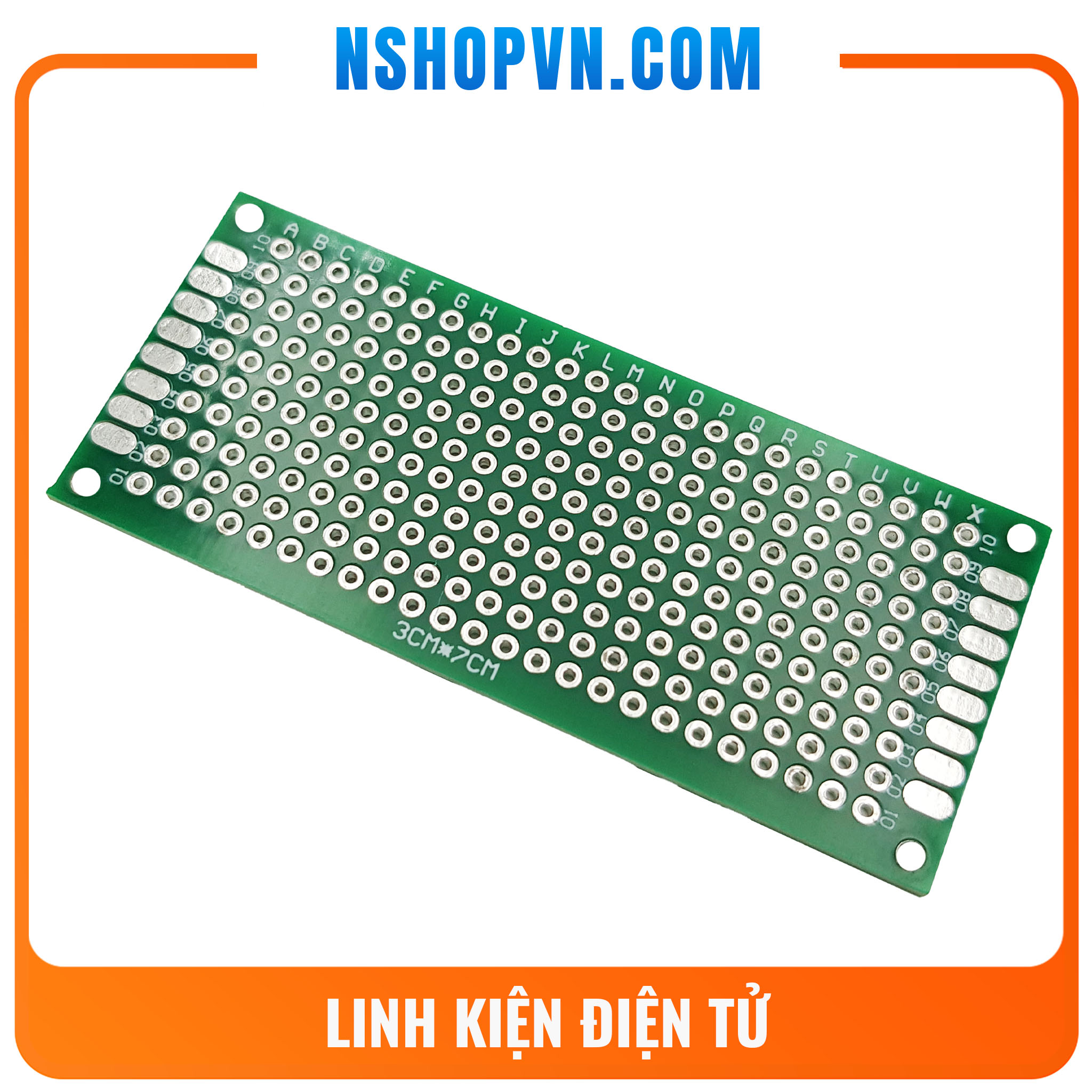 3 Test board hàn, Bản mạch hàn 2 mặt 3x7mm Sợi thủy tinh