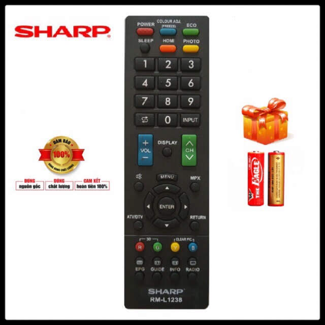 Điều khiển ti vi sharp
