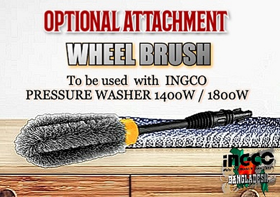 Wheel Brush 390mm Ingco amwb1781