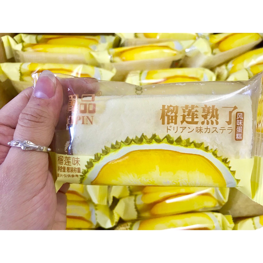 Thùng 2kg Bánh hấp Bông Lan Yipin Đài Loan vị đậu nành, sữa dừa, xoài, sầu riêng