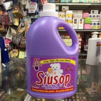 Nước xả vải Siusop 3x đậm đặc hương hoa lan can 3.8 lít