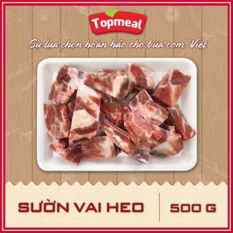 HCM - Sườn vai heo (500g) - Thích hợp với các món nướng, rim, kho, chiên,... - [Giao nhanh TPHCM]
