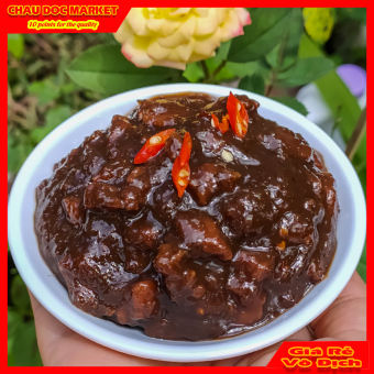 Mắm Ruốc Xào Thịt Ba Rọi Loại Đặc Biệt Hiệu Ông Bà 5 Châu Đốc Hủ 250gr