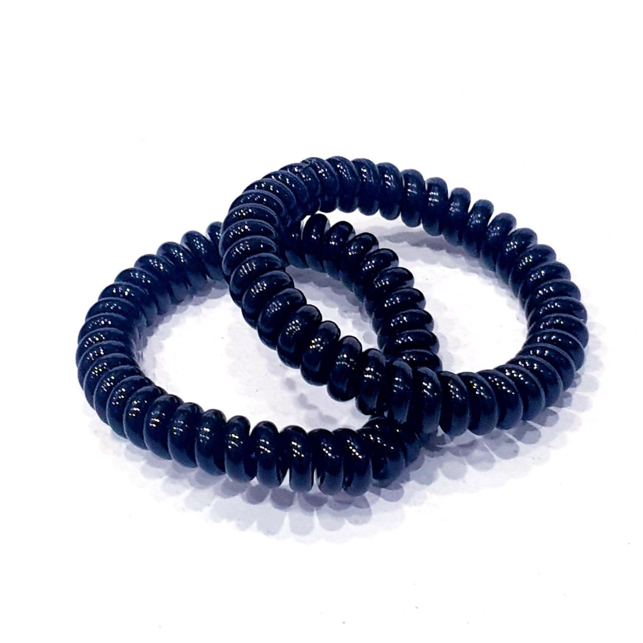 Cột tóc lò xo đen mini