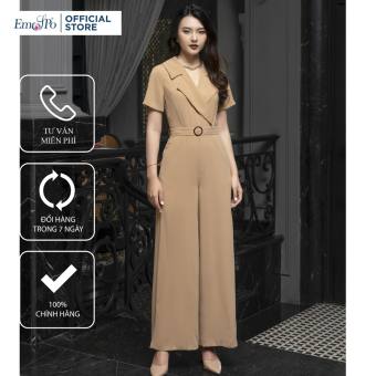 Jumsuit Cổ Bẻ, Túi Quần, Đai Eo Rời Emspo Aql4059