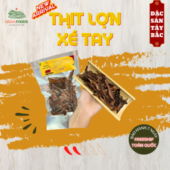 Thịt Lợn (Heo) Gác Bếp Tây Bắc Túi 100gr Xé Sẵn Tiện Lợi