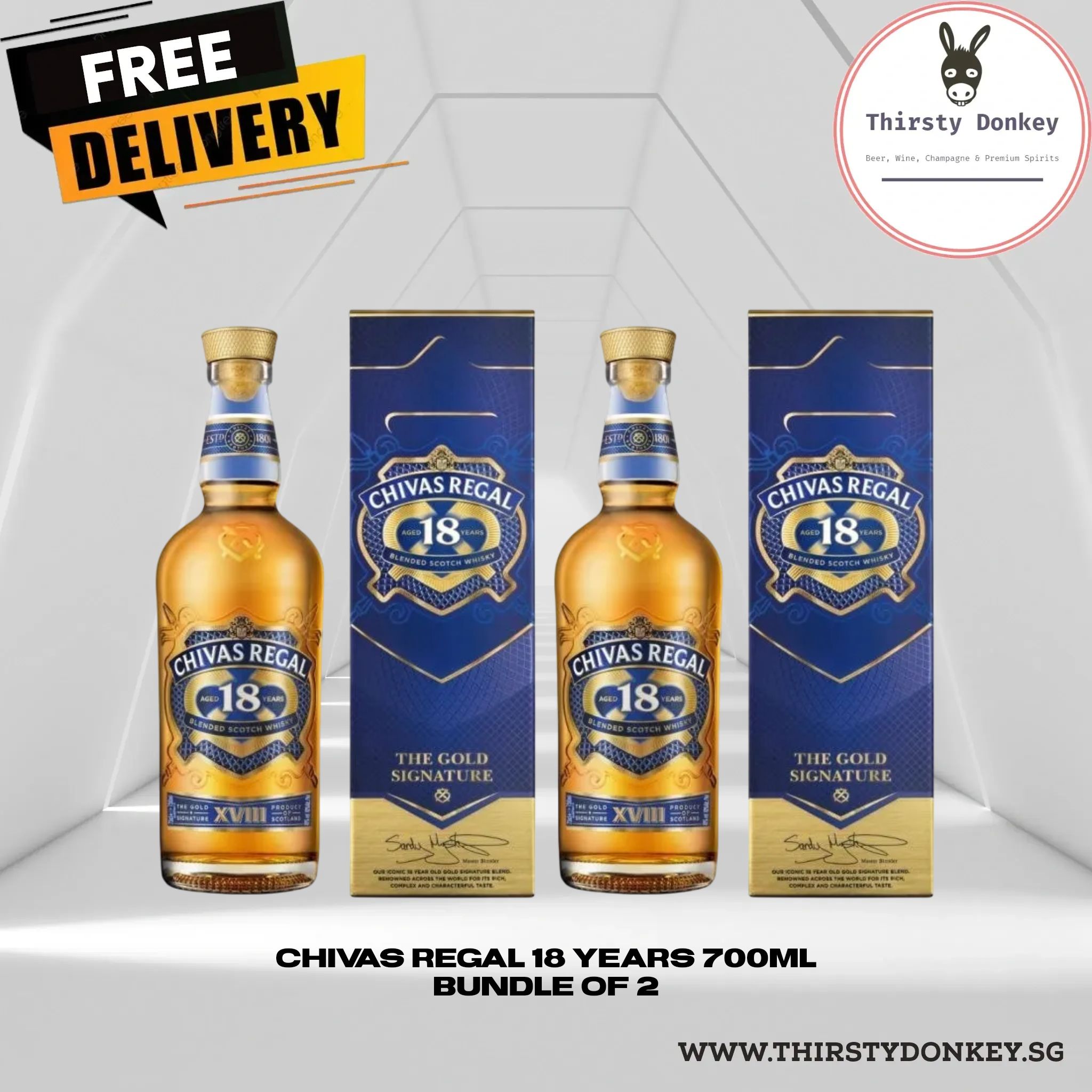 Chivas Regal 18 Years 700ml (with Gift box) | Lazada Singapore