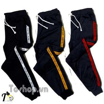 Quần Off White - quần thun Nữ - Nam Jogger Baggy (dây thời trang vàng, đỏ, trắng )