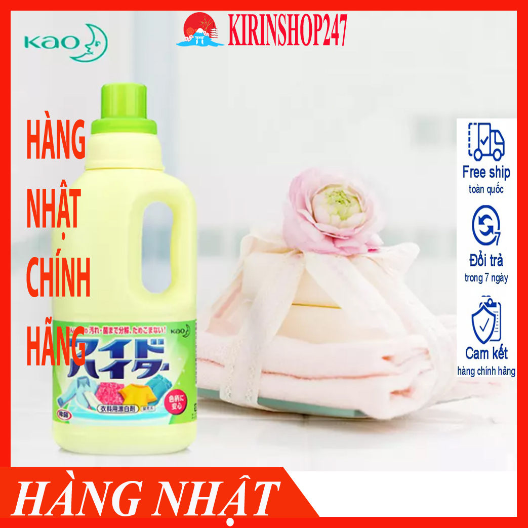Chai tẩy quần áo màu kao 1000ml hàng nhật