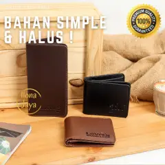 Dompet Panjang Wanita  Pria Semi Kulit Asli Pria Original Elegant Mewah Banyak Tempat Kartu