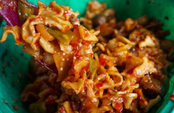 2 hủ Mắm dưa HUẾ  gồm đu đủ và dưa cà Siêu ngon môi hủ nặng 400 gam - ĐẶC SẢN XỨ HUẾ