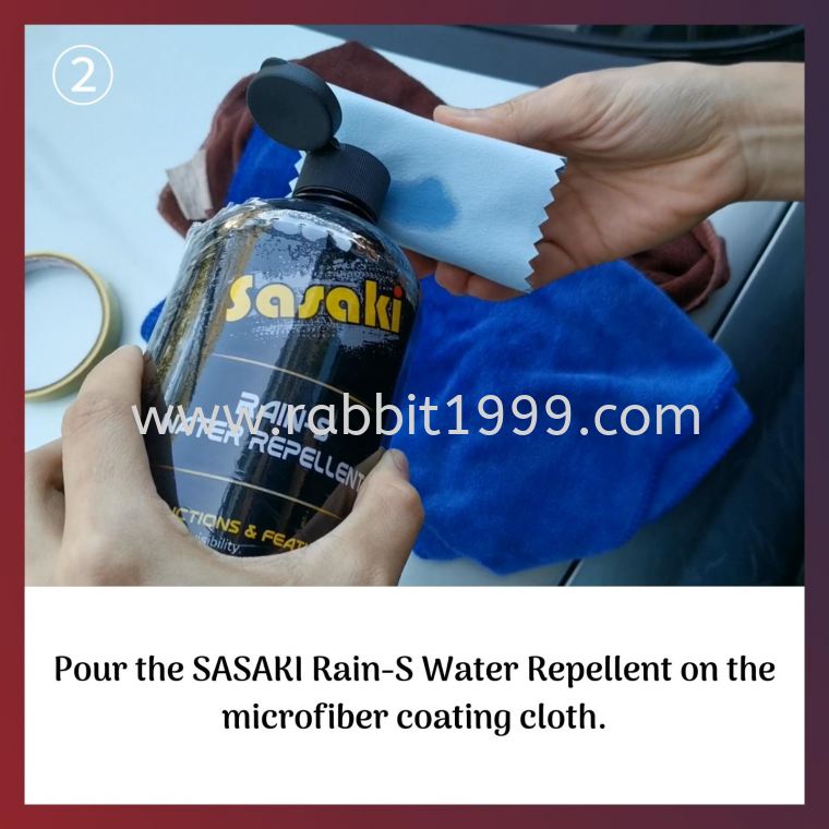SASAKI RAINS WATER REPELLENT 500ml+ rain repellent car glass