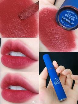 Son 3ce Classic Blue - Son Kem 3ce Xanh Mẫu Mới 2020