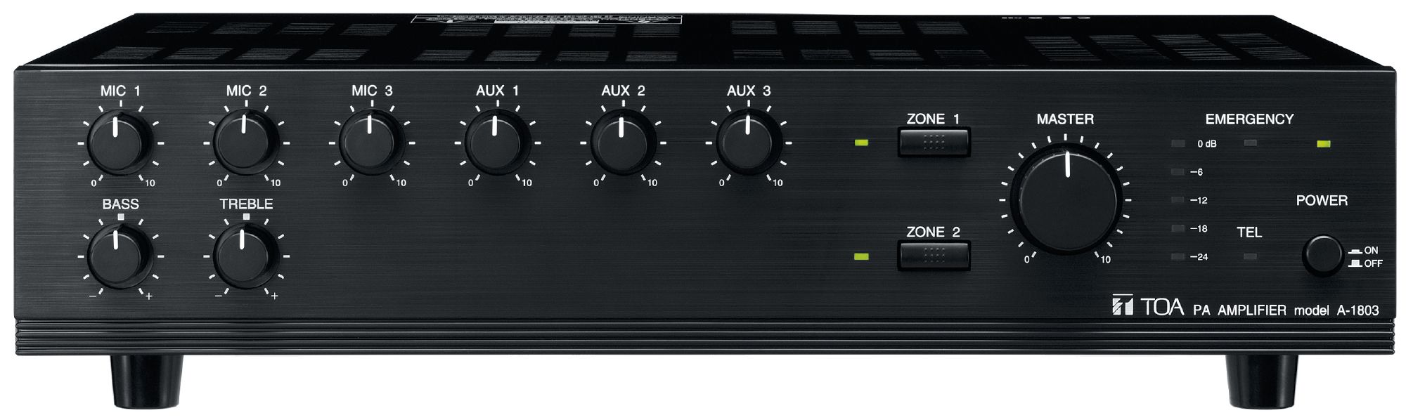 เครื่องขยายเสียง แอมป์ มิกเซอร์ปรับแต่งเสียง Toa A-1812 MIXER POWER AMPLIFIERS 120W (สินค้าใหม่แกะกล่อง รับประกันศูนย์ไทย)