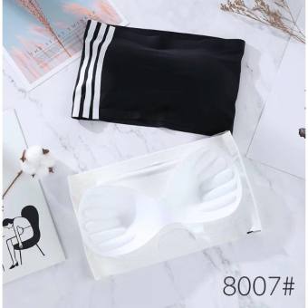Hót Hít-Áo Bra Quây Đúc Su Trơn Không Dây Kẻ Sọc 8008 Hót