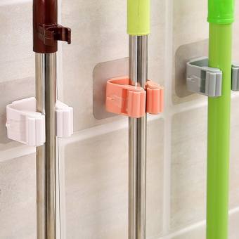 Kẹp Dán Tường Treo Cây Lau Nhà, Chổi Quét Siêu Chắc