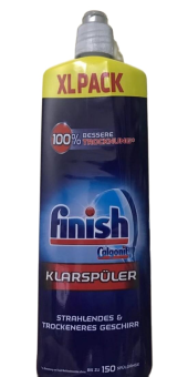 Nước Trợ xả finish 750ml - nước làm bóng bát chuyên dùng cho máy