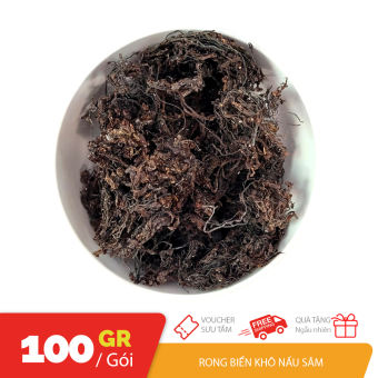 100gr rong biển khô nấu nước sâm loại nguyên thủy còn đất