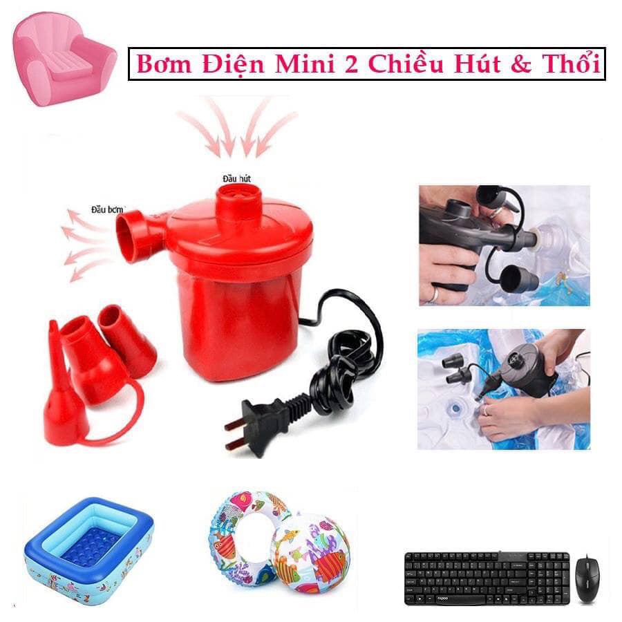 Bơm điện 2 chiều thổi, hút chân không