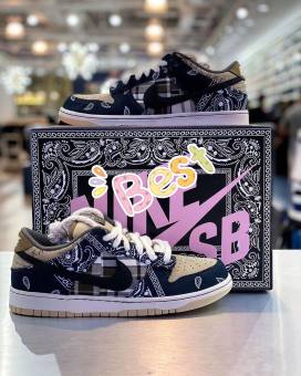 Giày Thể Thao Nam nữ Sneaker N.I.K.E SB Duck x travis scotts
