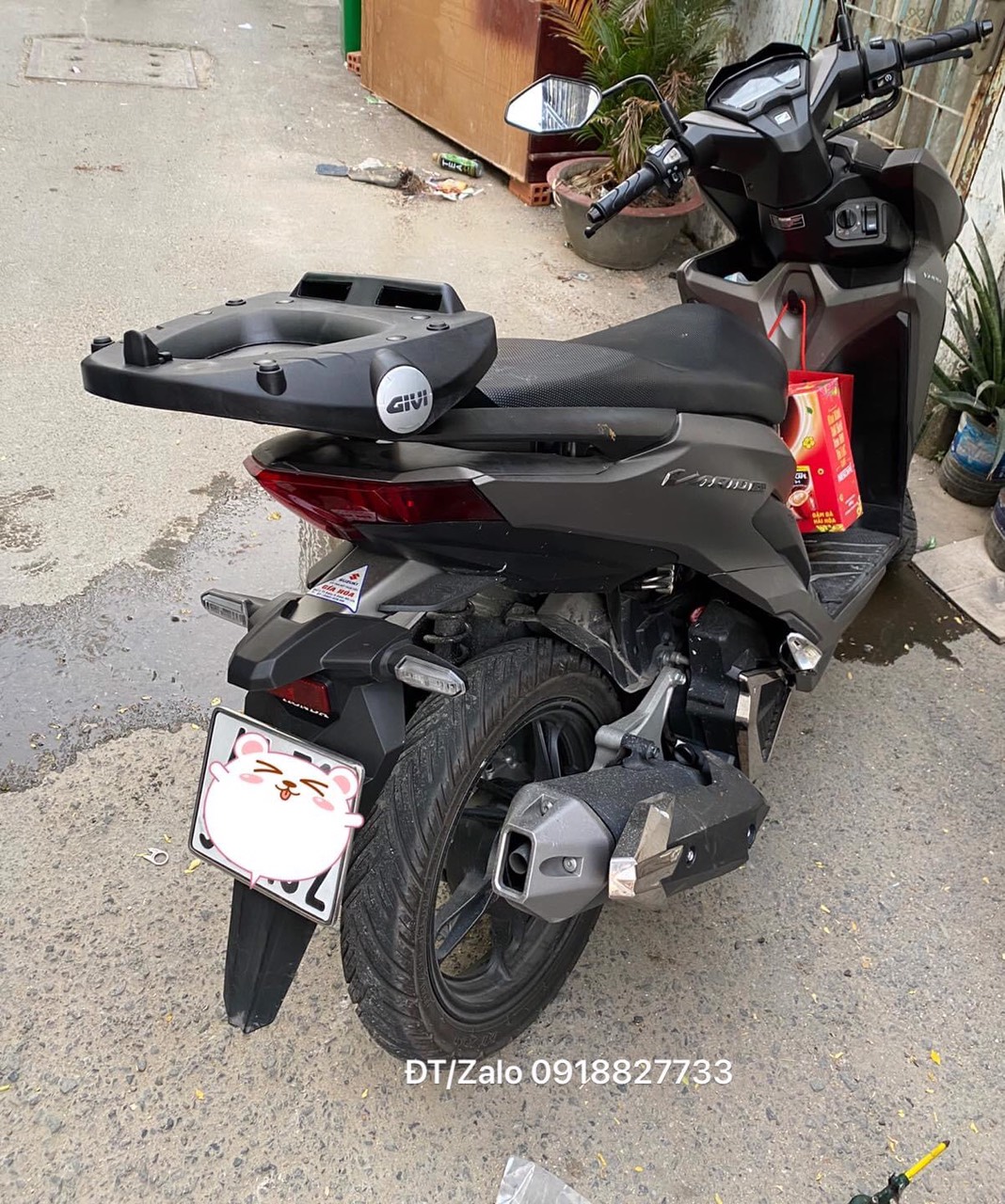 Baga srv kèm đế m5m gắn cho xe vario