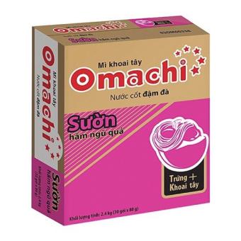 Mì Khoai Tây Omachi Sườn/Bò hầm 30 gói x 75g( Date Mới Nhất)