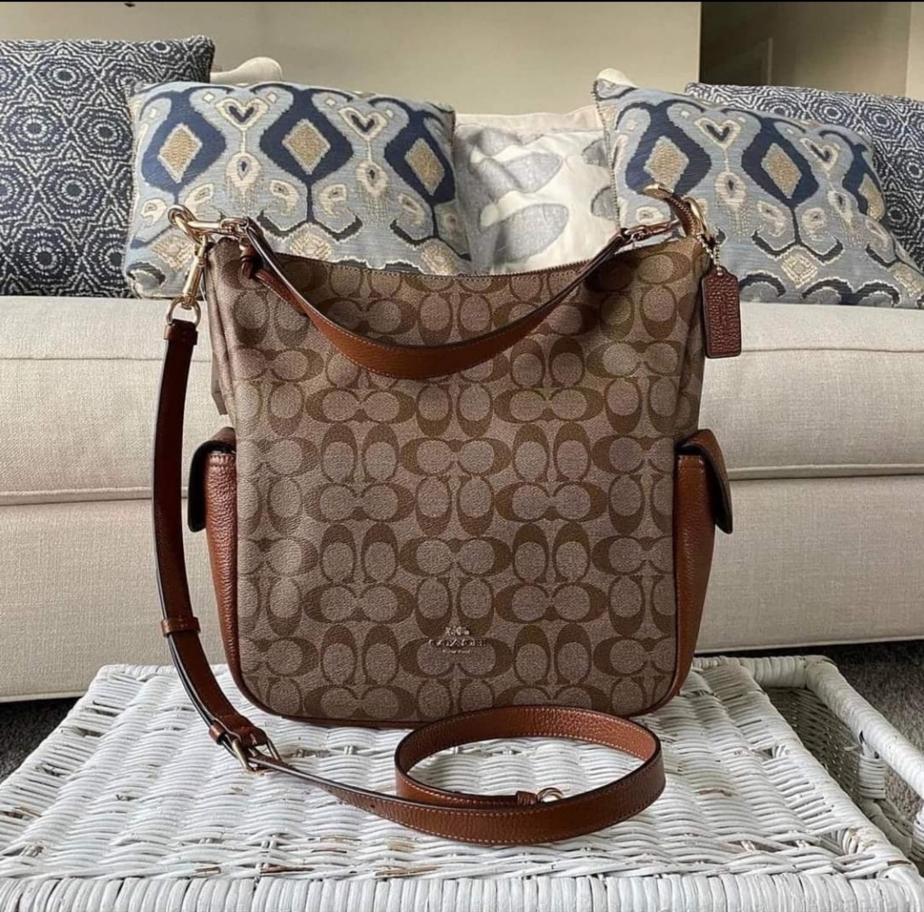 Coach celeste hot sale hobo bag