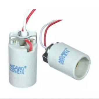 Bộ 2 Đui đèn sứ chống cháy E14 giá cực rẻ