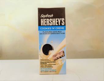 SỮA ĐẬU NÀNH BÁNH QUY KEM [Malaysia] HERSHEY’S Soyfresh Flavoured Soya Milk (halal)