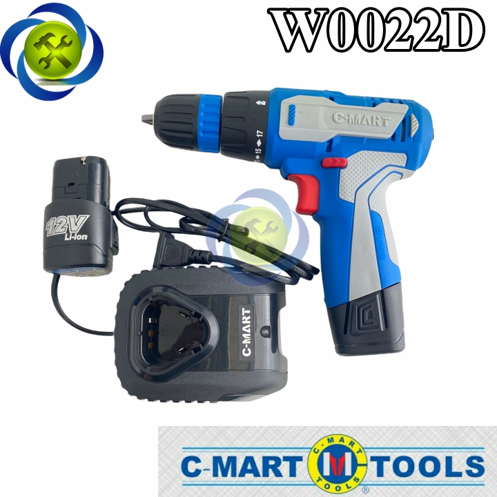 Máy khoan bắt vít pin 12v c-mart w0022