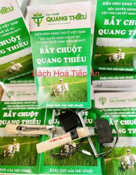 Hộp 2 cái Bẫy Chuột Quang Thiều - Khắc Tinh Của Loài Chuột- không cần mồi- Diệt chuột trên mọi địa hình.