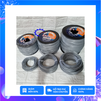 Dây cước cắt cỏ  gai màu xám MAGICTOOL cực bền, cắt ngọt cỏ, sắc nét, trùm sỉ cước các loại