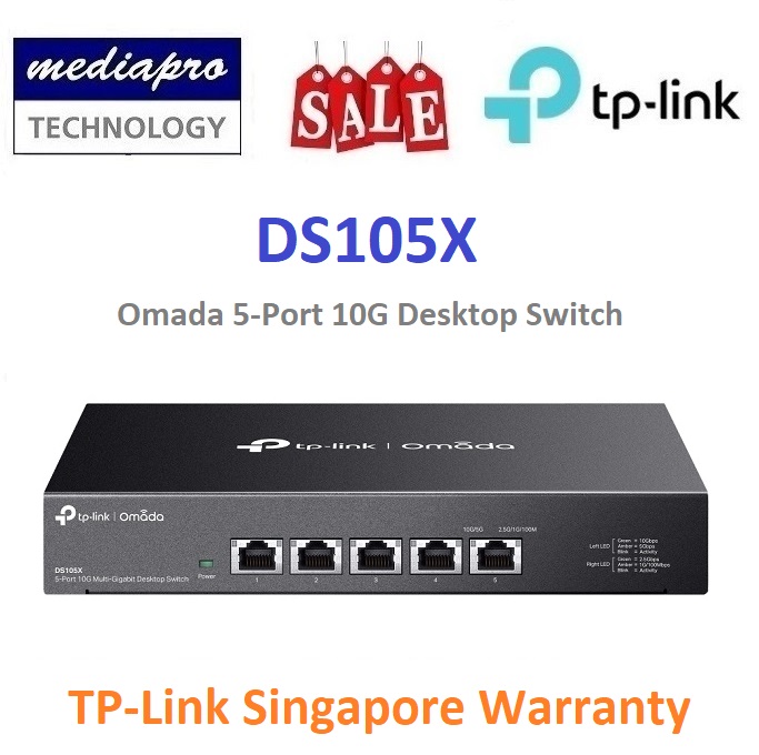 TP-LINK DS1008X Omada 8-Port 10G Desktop/Rackmount Switch ( Mulit